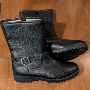 Nautica Black Boots with Buckle